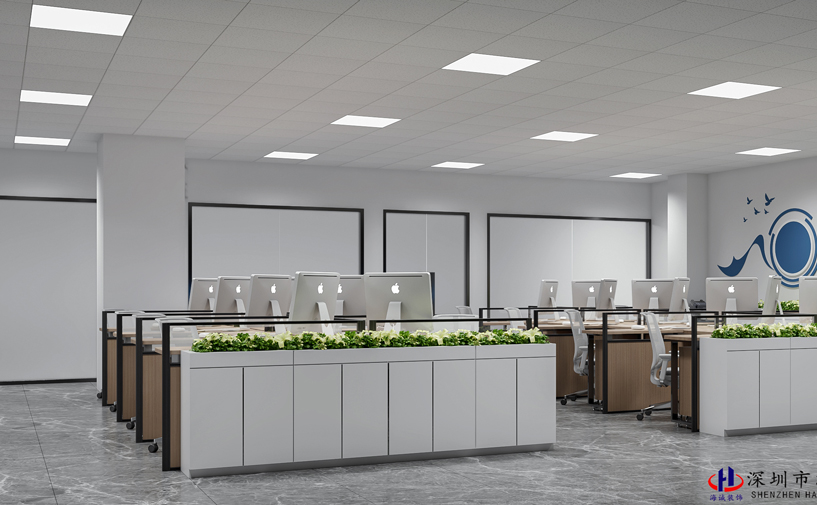 深圳思睿辰新材料7500平廠房裝修